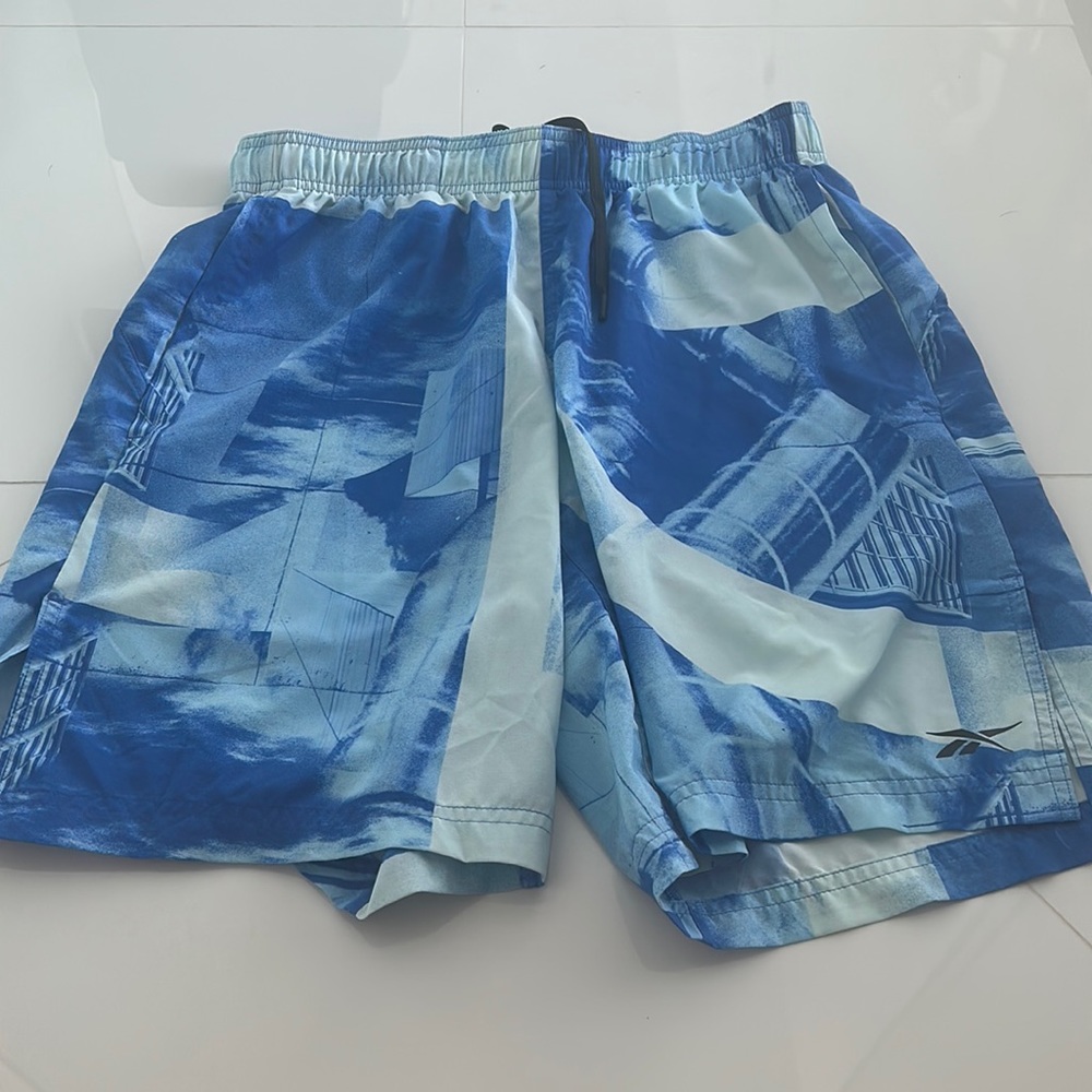 Mens Blue Reebok Shorts